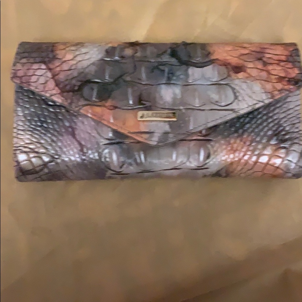 Multicolored Brahmin wallet